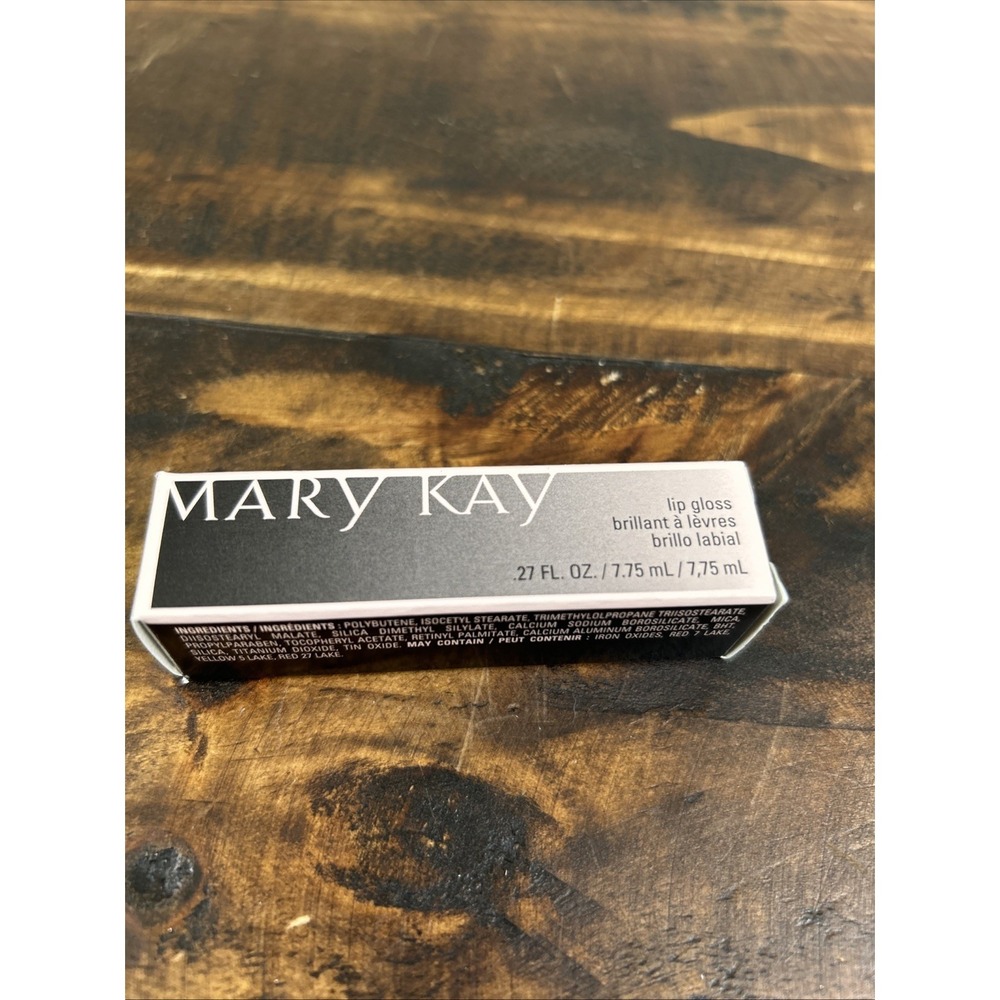 New In Box Mary‎ Kay Lip Gloss Caribbean Coral #025157 Full Size